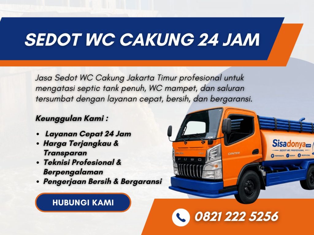 jasa sedot wc cakung jakarta timur