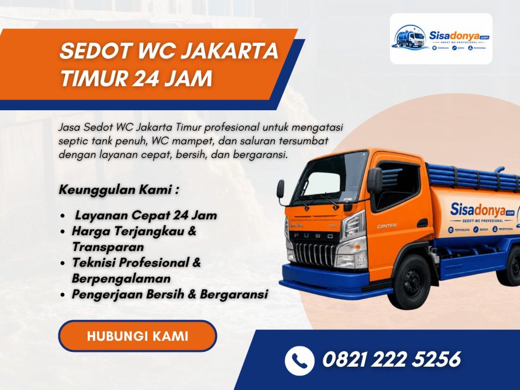 jasa sedot wc jakarta timur