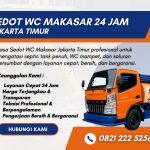 Armada sedot WC Makasar Jakarta Timur siap 24 jam